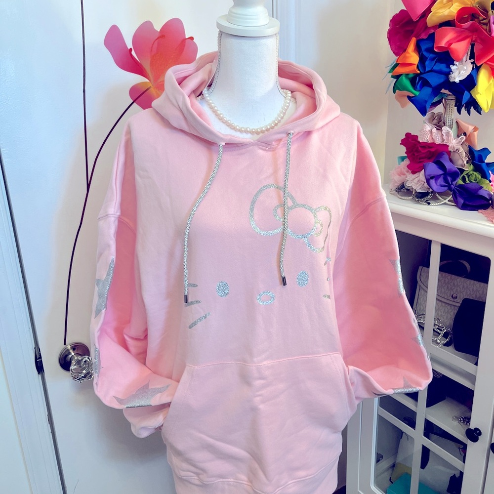 Hello Kitty Gitter Graphic Hoodie